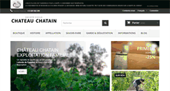 Desktop Screenshot of chateau-chatain.com